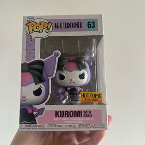 Funko POP! Hello Kitty Sanrio Kuromi With Baku #63 Hot Topic Exclusive